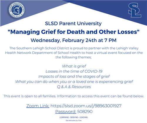 LVHN Managing Grief for Death LVHN Managing Grief for Death